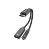Equip 133470 DAC adapteris USB-C / 3,5 mm (3 kontaktų), 0,12 m, juodas