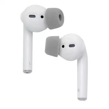 Comply SoftCONNECT 44-44001-00 antgaliai Apple AirPods ausinėms, pilkos spalvos, vidutinis (M)