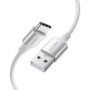 Baltas Ugreen US288 kabelis USB – USB-C, 3 m