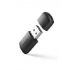 Juodas Ugreen CM448 USB tinklo adapteris, dviejų dažnių, WiFi 11ac AC650