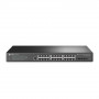 TP-Link SG3428X 24 prievadų 10/100/1000 Mbps valdomas L2+ tinklo komutatorius, 4 SFP+ prievadai, tinka montuoti spintoje
