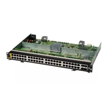 Hp Enterprise HPE Aruba 6400 R0X39C 48 prievadų 1GbE Class 4 PoE ir 4 prievadų SFP56 v2 tinklo komutatoriaus modulis
