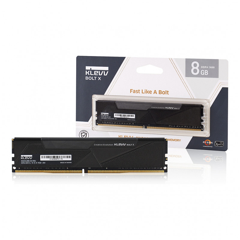 Klevv Bolt X KD48GU880-36A180T DDR4-3600 8 GB RAM modulis