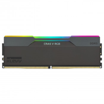Klevv Cras V RGB KD5AGUA80-64B300G DDR5-6400 CL30 32 GB (2 x 16 GB) RAM rinkinys, juodas