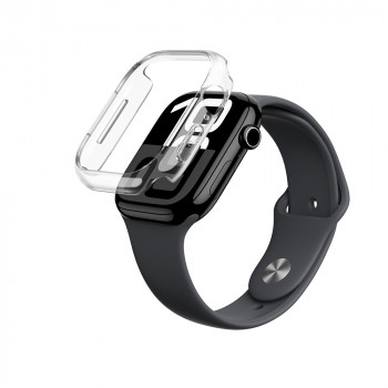 AmazingThing Minimal Case skaidrus dėklas, skirtas Apple Watch 46 mm