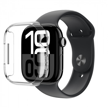 AmazingThing Minimal Case skaidrus dėklas, skirtas Apple Watch 46 mm
