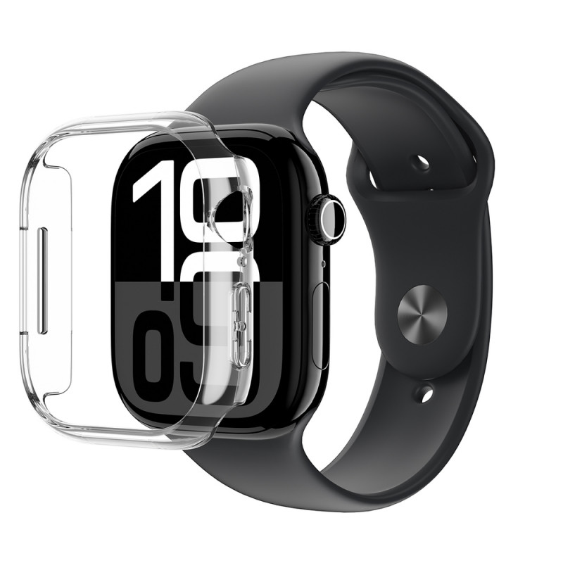 AmazingThing Minimal Case skaidrus dėklas, skirtas Apple Watch 46 mm