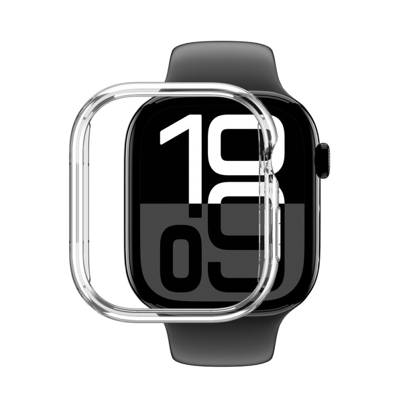 AmazingThing Minimal Case skaidrus dėklas, skirtas Apple Watch 46 mm