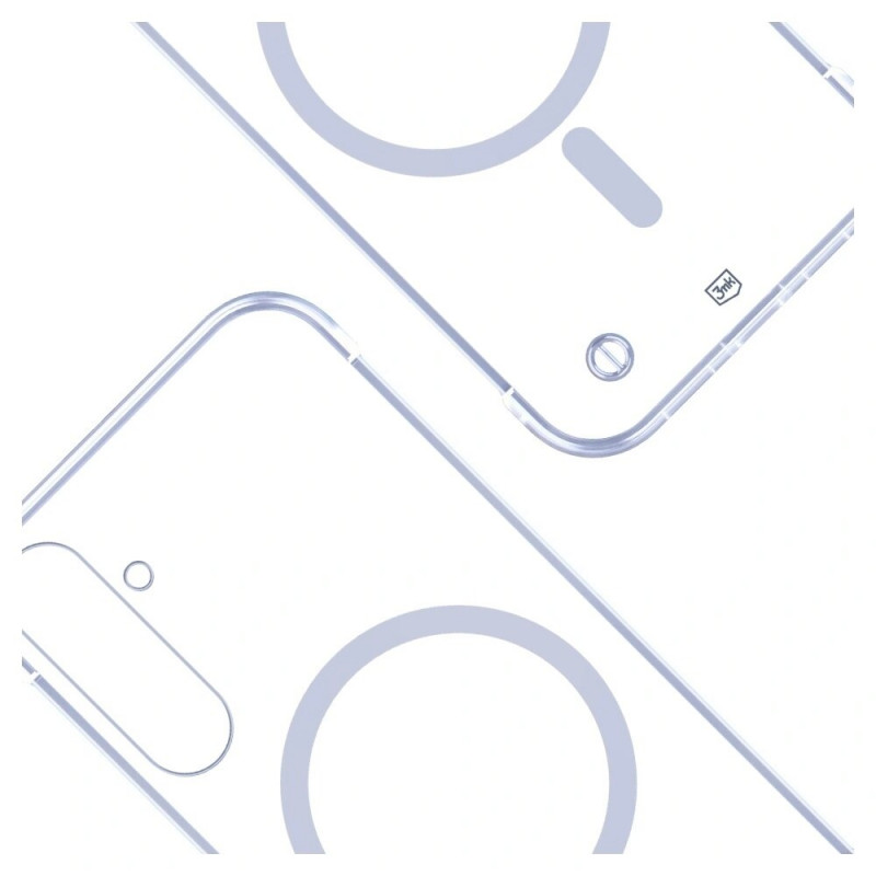 3mk Just20g MagCase dėklas Samsung Galaxy S25, skaidrus