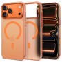 Tech-Protect MagZero MagSafe apsauginis dėklas, tinkantis Apple iPhone 17 Pro / 18 Pro, matinis Cosmic Orange
