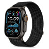 Tech-Protect Nylon Sport nailoninis dirželis Apple Watch 44/45/46/49 mm laikrodžiams, juodos spalvos