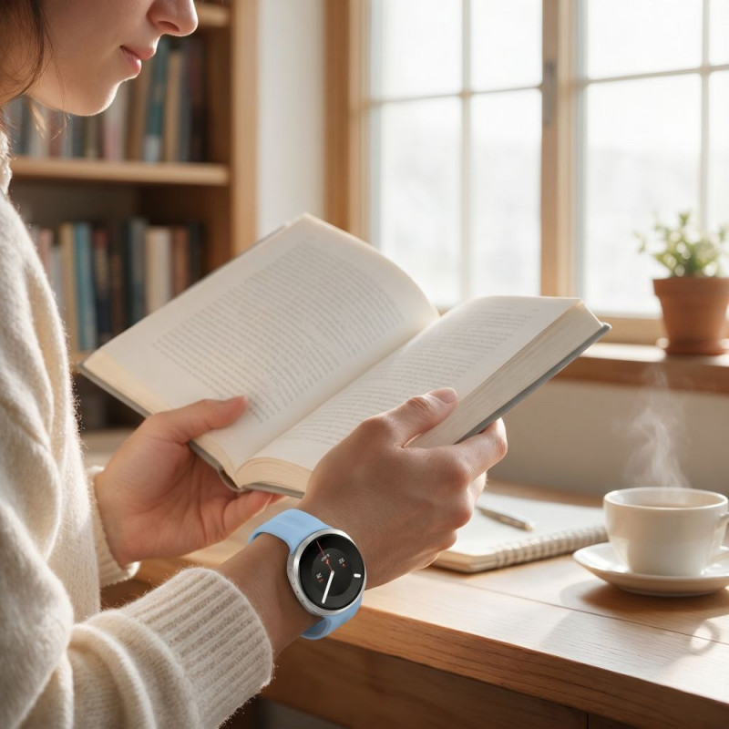 Tech-Protect Silicone Evo silikoninis dirželis Samsung Galaxy Watch 8 / 9 / Classic 40 / 44 / 46 mm, šviesiai mėlynas