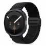 Tech-Protect NylonMag nailoninis dirželis Samsung Galaxy Watch 8 / 9 / Classic 40 / 44 / 46 mm, juodas