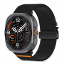 Tech-Protect Nylon Clasp išmaniojo laikrodžio dirželis Samsung Galaxy Watch Ultra 1 / 2 2024-2026 47 mm, juodas