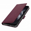 Tech-Protect Wallet atverčiamas dėklas Xiaomi Redmi Note 17 Pro 5G, bordo