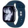 Tech-Protect Silicone apyrankė Apple Watch 8/9/10/11/12/SE 40/41/42 mm, tamsiai mėlyna
