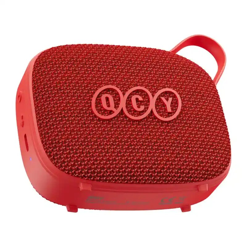 QCY SP3 nešiojamas belaidis garsiakalbis su Bluetooth, raudonas