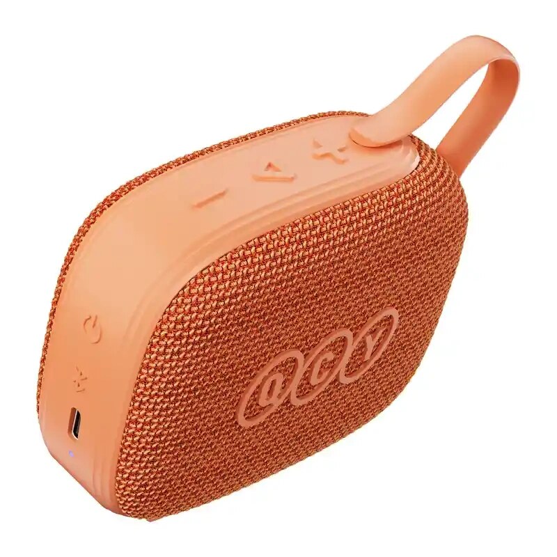 QCY SP3 nešiojamas belaidis garsiakalbis su Bluetooth, oranžinis