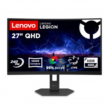 Lenovo Legion 27Q-2c lenktas žaidimų monitorius, 27 colių, WQHD, 240 Hz, 67EFGAC1EU