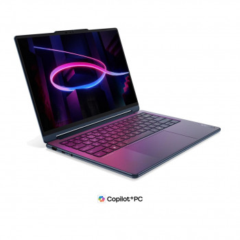 Lenovo Yoga 9i 2-in-1 Aura Edition 14IPH11 83SE001XPB laptopas, 14" 2,8K OLED jutiklinis ekranas, Intel Core Ultra 7 355, 32 GB RAM, 512 GB SSD, mėlynas