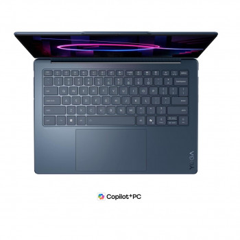 Lenovo Yoga 9i 2-in-1 Aura Edition 14IPH11 83SE001XPB laptopas, 14" 2,8K OLED jutiklinis ekranas, Intel Core Ultra 7 355, 32 GB RAM, 512 GB SSD, mėlynas