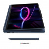 Lenovo Yoga 9i 2-in-1 Aura Edition 14IPH11 83SE001XPB laptopas, 14" 2,8K OLED jutiklinis ekranas, Intel Core Ultra 7 355, 32 GB RAM, 512 GB SSD, mėlynas