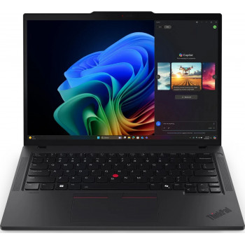 Lenovo ThinkPad T14 Gen 6 21QG00DAGE laptopas, 14" WUXGA, Intel Core Ultra 5 228V, 32 GB RAM, 512 GB SSD, Windows 11 Pro, juodas