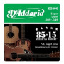 Daddario D'Addario EZ890 stygos akustinei gitarai, 09-45