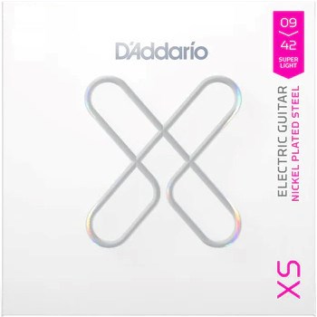 Daddario D'Addario XSE0942 stygos elektrinei gitarai, Super Light 9–42