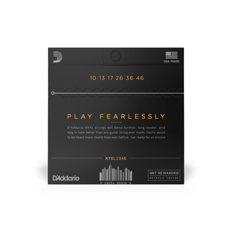 Daddario D'Addario NYXL1046 stygų komplektas elektrinei gitarai, 10–46