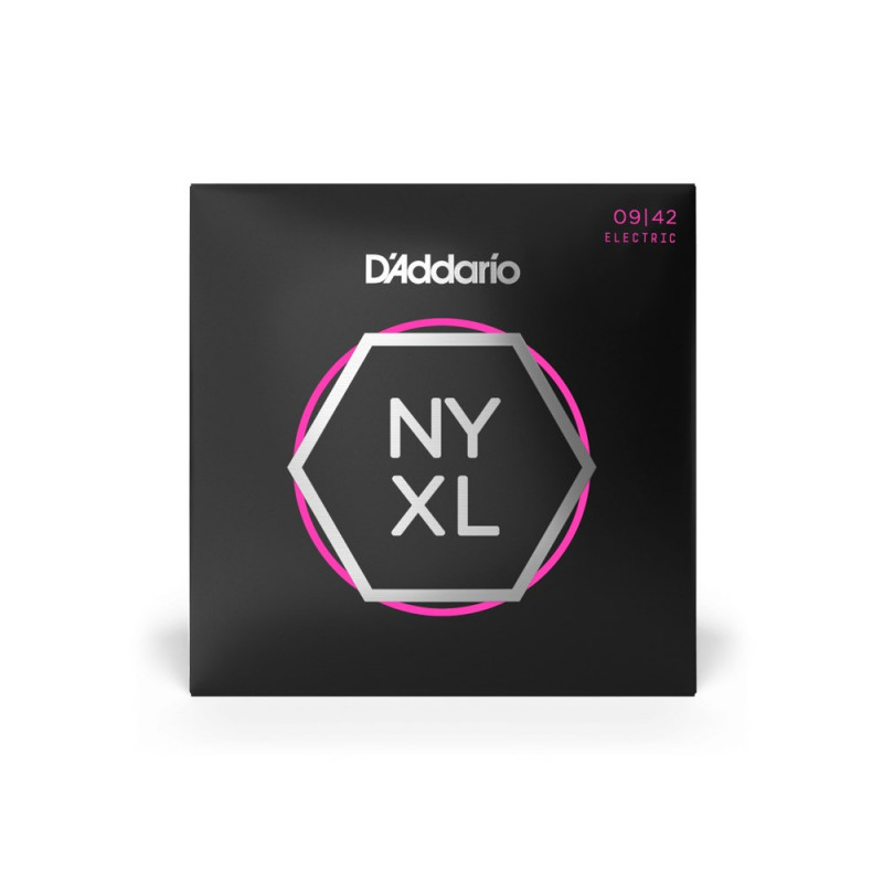 Daddario D'Addario NYXL0942 stygų komplektas elektrinei gitarai, 09–42
