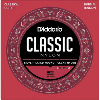 Daddario D'Addario EJ27N stygų komplektas klasikinei gitarai, 029–045