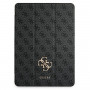 Guess GUIC12G4GFGR 4G Collection knygelės tipo dėklas Apple iPad Pro 12.9 2021, pilkas
