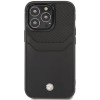 BMW BMHCP14L22RSEPK apsauginis dėklas, skirtas iPhone 14 Pro, juodas, Leather Card Slot