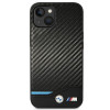 BMW BMHCP14M22NBCK apsauginis dėklas, skirtas iPhone 14 Plus, juodas, Leather Carbon