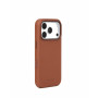 Mujjo Troubadour odinis telefono dėklas Apple iPhone 18 Pro / 17 Pro, MagSafe, šviesiai rudas