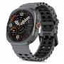 Tech-Protect Iconband Pro dirželis, skirtas Samsung Galaxy Watch Ultra 1 / 2 (2024-2026), 47 mm, pilkas ir juodas