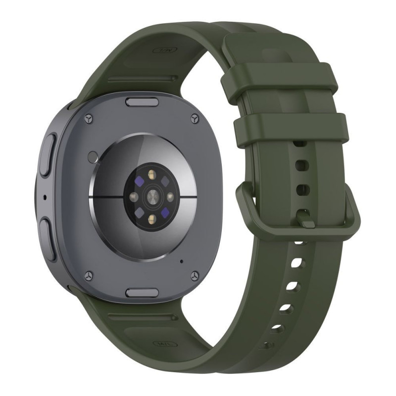 Tech-Protect Silicone Evo dirželis, skirtas Samsung Galaxy Watch 8 / 9 / Classic (40 / 44 / 46 mm), chaki žalias