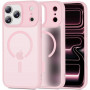 Tech-Protect MagMat MagSafe telefono dėklas Apple iPhone 17 Pro, matinis rožinis