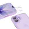 Tech-Protect MagMat telefono dėklas Apple iPhone 17, matinis levandinis