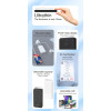 Dudao K10 10000 mAh išorinė baterija, 2 x USB-A, 2,4 A, balta