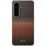 Dėklas PITAKA Edge Case MagSafe telefonui Samsung Galaxy S26+, saulėlydžio