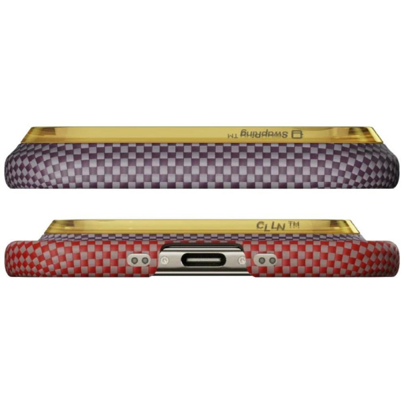 PITAKA Edge Case California Dream 02 dėklas, skirtas Apple iPhone Air, saulėlydis