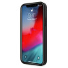 BMW Leather Deboss išmaniojo telefono kietasis dėklas Apple iPhone 12 / 12 Pro, juodas (BMHCP12MRCDPK)