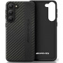 Mercedes-AMG AMHCS23SBLSCA Carbon Stripe & Embossed dėklas Samsung Galaxy S23 (S911), juodas