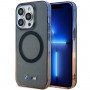 BMW BMHMP14XHTGE Gradient Bumper MagSafe kietasis dėklas, skirtas Apple iPhone 14 Pro Max, pilkas