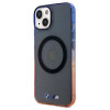 BMW BMHMP15MHTGE Gradient Bumper MagSafe dėklas Apple iPhone 15 Plus / 14 Plus, pilkas
