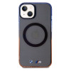 BMW BMHMP15MHTGE Gradient Bumper MagSafe dėklas Apple iPhone 15 Plus / 14 Plus, pilkas