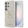Guess GUE005337 4G Big Metal Logo kietas dėklas Samsung Galaxy S26 Ultra, rožinis