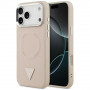 Guess Triangle Logo MagSafe dėklas, skirtas Apple iPhone 18 Pro Max / 17 Pro Max, rausvas